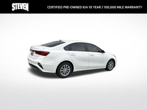 Clear White 2024 Kia Forte LX