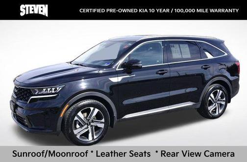 Aurora Black 2023 Kia Sorento Hybrid EX