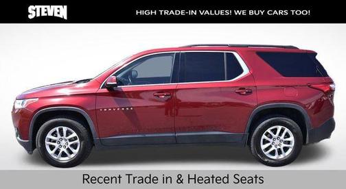 Cajun Red Tintcoat 2019 Chevrolet Traverse LT Cloth