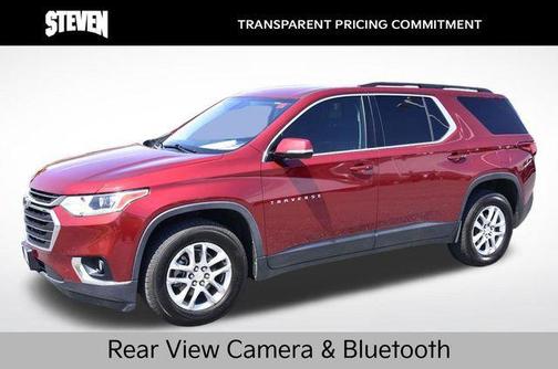 Cajun Red Tintcoat 2019 Chevrolet Traverse LT Cloth