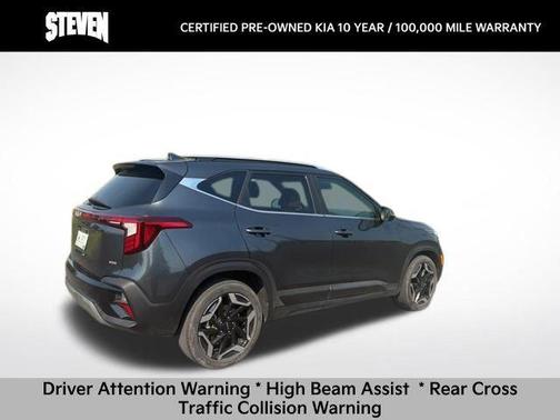 Gravity Gray 2024 Kia Seltos SX Turbo