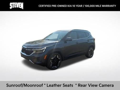 Gravity Gray 2024 Kia Seltos SX Turbo