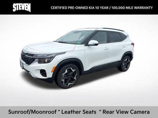 Snow White Pearl 2024 Kia Seltos EX