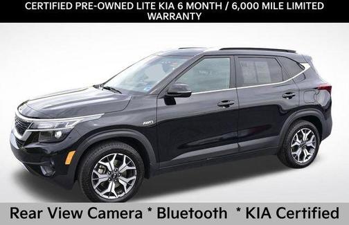 Cherry Black 2021 Kia Seltos EX