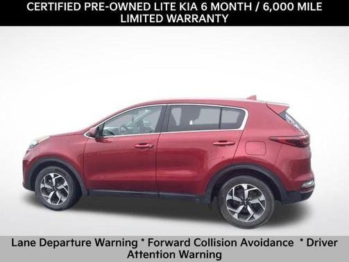 Hyper Red 2021 Kia Sportage LX