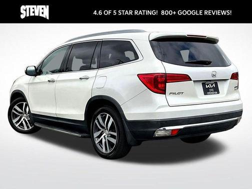 White Diamond Pearl 2018 Honda Pilot Touring
