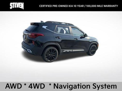 Cherry Black 2022 Kia Seltos Nightfall Edition