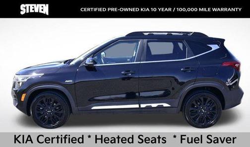 Cherry Black 2022 Kia Seltos Nightfall Edition
