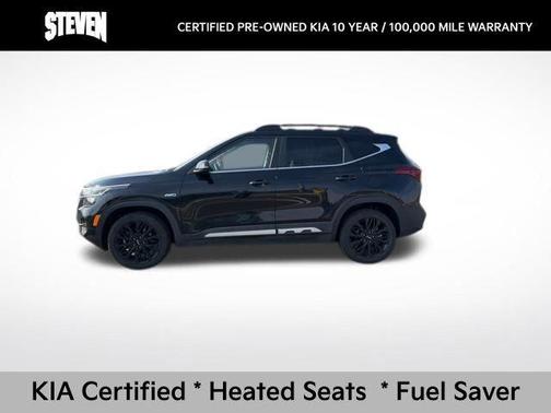 Cherry Black 2022 Kia Seltos Nightfall Edition