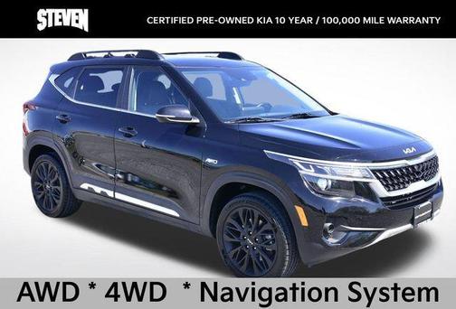 Cherry Black 2022 Kia Seltos Nightfall Edition