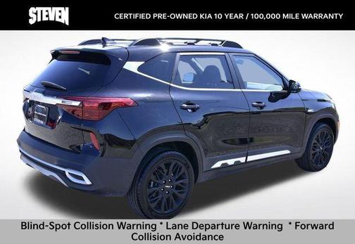 Cherry Black 2022 Kia Seltos Nightfall Edition