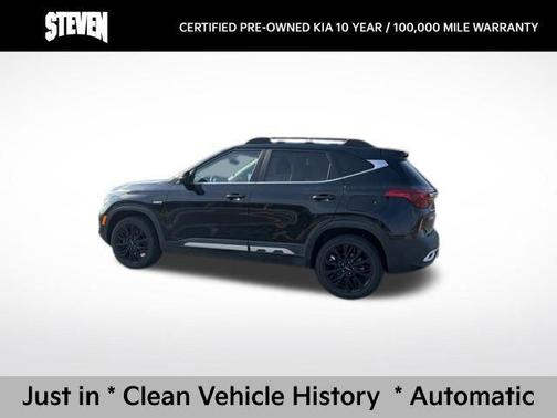 Cherry Black 2022 Kia Seltos Nightfall Edition