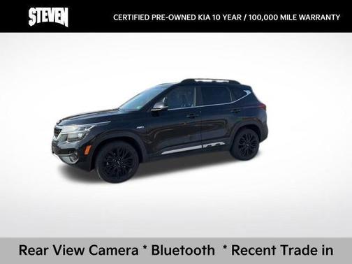 Cherry Black 2022 Kia Seltos Nightfall Edition