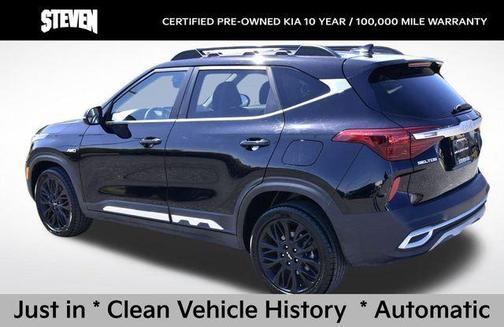 Cherry Black 2022 Kia Seltos Nightfall Edition
