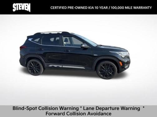 Cherry Black 2022 Kia Seltos Nightfall Edition