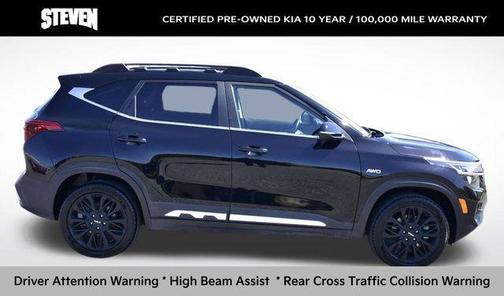 Cherry Black 2022 Kia Seltos Nightfall Edition