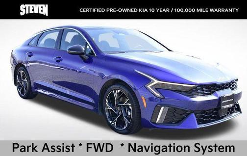 Yacht Blue 2025 Kia K5 GT-Line