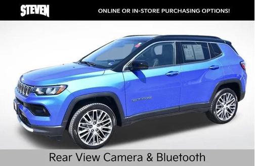 Laser Blue Pearlcoat 2023 Jeep Compass Limited