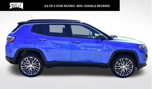 Laser Blue Pearlcoat 2023 Jeep Compass Limited