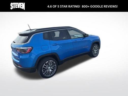 Laser Blue Pearlcoat 2023 Jeep Compass Limited