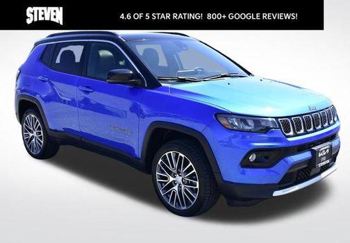 Laser Blue Pearlcoat 2023 Jeep Compass Limited