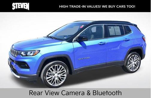Laser Blue Pearlcoat 2023 Jeep Compass Limited