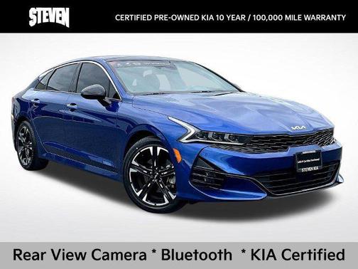 Sapphire Blue 2022 Kia K5 GT-Line