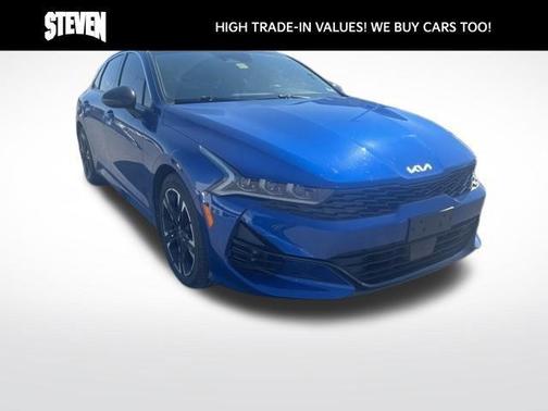 Sapphire Blue 2022 Kia K5 GT-Line