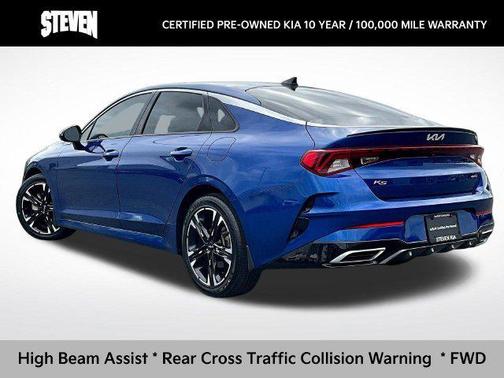 Sapphire Blue 2022 Kia K5 GT-Line