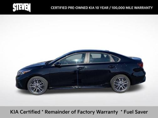 Aurora Black 2022 Kia Forte GT-Line