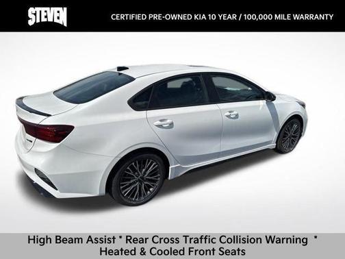 Snow White Pearl 2023 Kia Forte GT-Line