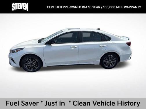 Snow White Pearl 2023 Kia Forte GT-Line