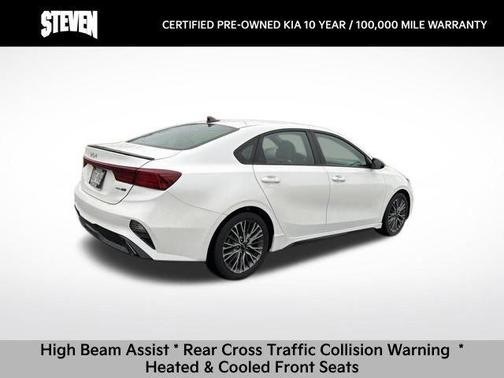 Snow White Pearl 2023 Kia Forte GT-Line