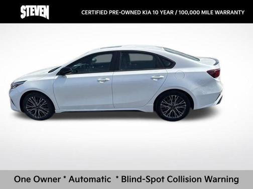 Snow White Pearl 2023 Kia Forte GT-Line