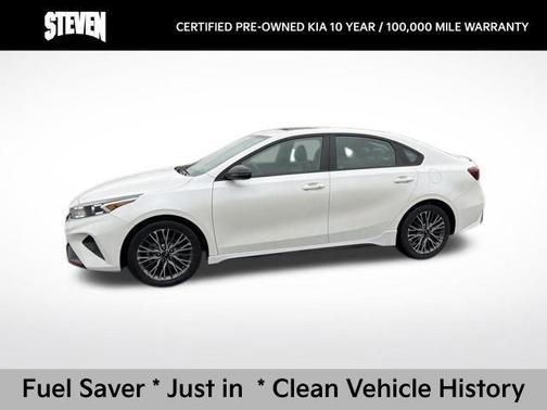 Snow White Pearl 2023 Kia Forte GT-Line