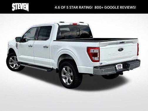Star White Metallic Tri-Coat 2021 Ford F-150 Lariat