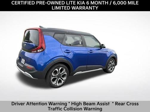 Neptune Blue/Black Roof 2021 Kia Soul X-Line