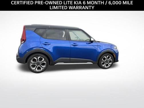 Neptune Blue/Black Roof 2021 Kia Soul X-Line