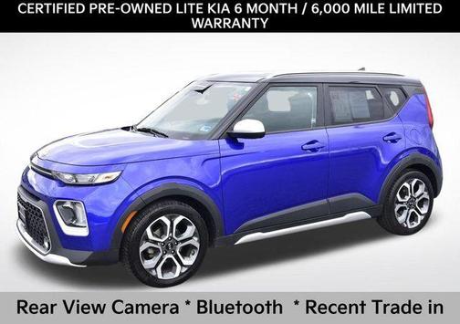 Neptune Blue/Black Roof 2021 Kia Soul X-Line