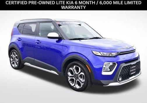Neptune Blue/Black Roof 2021 Kia Soul X-Line