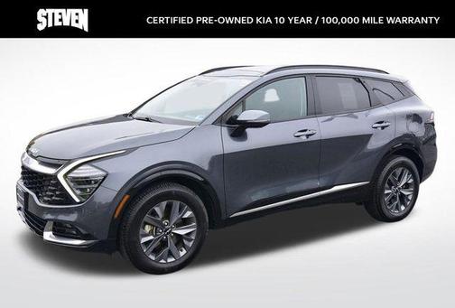 Gravity Gray 2023 Kia Sportage Hybrid SX-Prestige