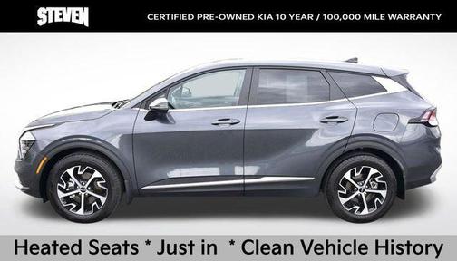 Gravity Gray 2025 Kia Sportage EX