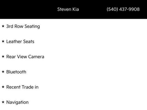 Ebony Black 2024 Kia Sorento EX