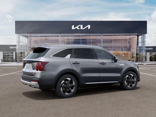 Steel Gray 2026 Kia Sorento Hybrid EX
