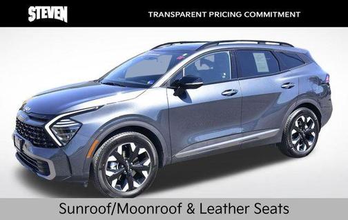 Gravity Gray 2024 Kia Sportage Plug-In Hybrid X-Line