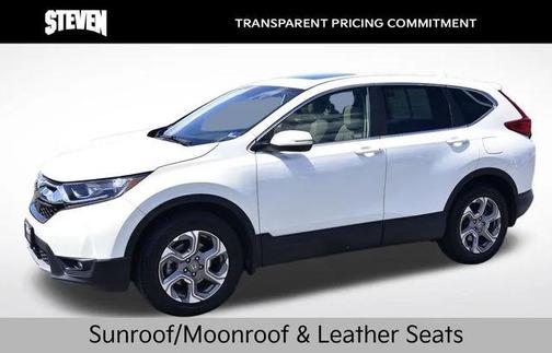 White Diamond Pearl 2018 Honda CR-V EX-L