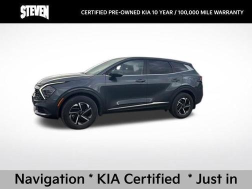 Gravity Gray 2024 Kia Sportage Hybrid LX
