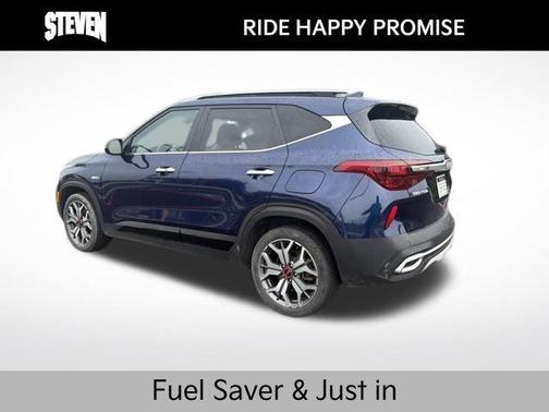 Dark Ocean Blue 2022 Kia Seltos SX Turbo