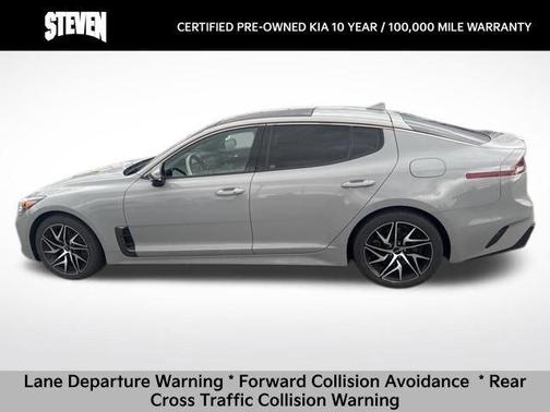 Ceramic Silver 2023 Kia Stinger GT-Line