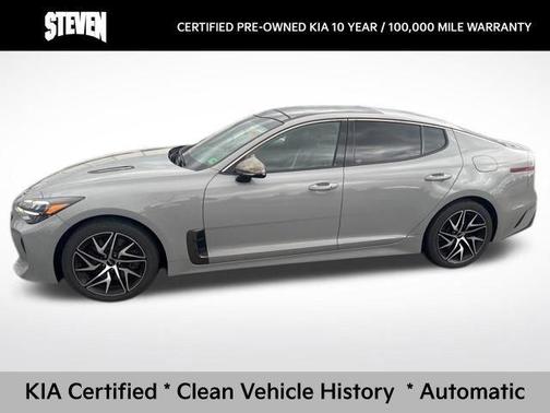 Ceramic Silver 2023 Kia Stinger GT-Line